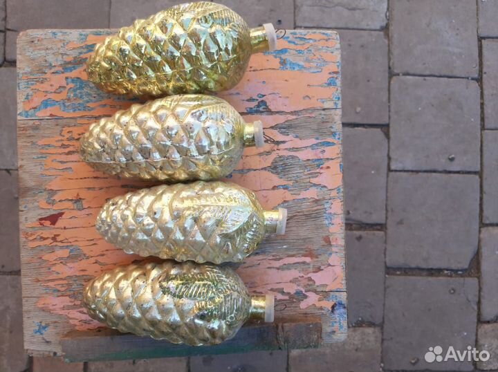 Новогодние игрушки СССР,шишки