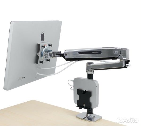 Ergotron 80-107-200 кронштейн пк, черный