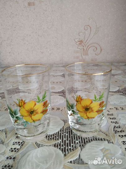 Бокалы из богемского стекла