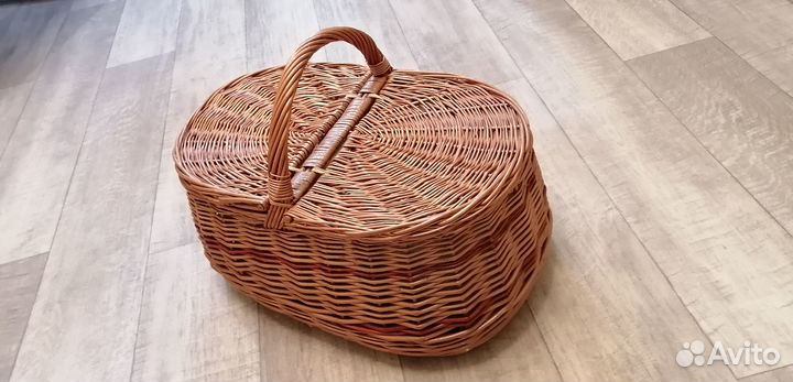 Корзина плетеная большая