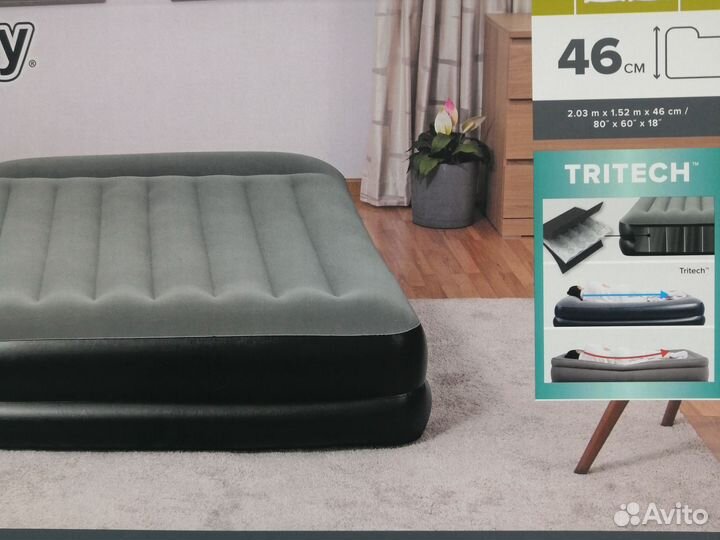 Матрац надувной 203х152х46см