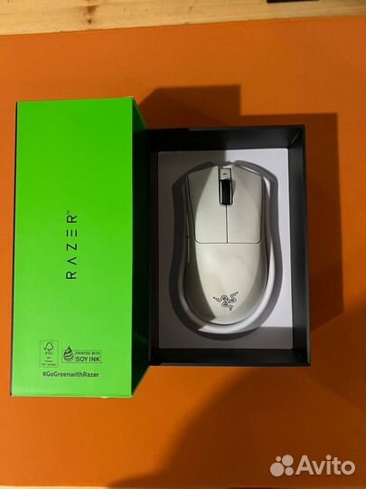 Мышь Razer deathadder v3 pro, белая