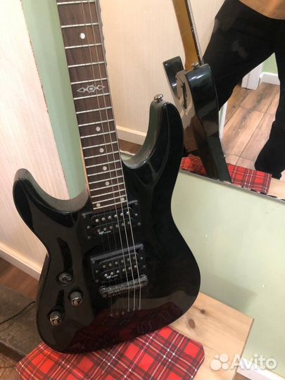 Электрогитара гитары schecter SGR C-1 BLK LH