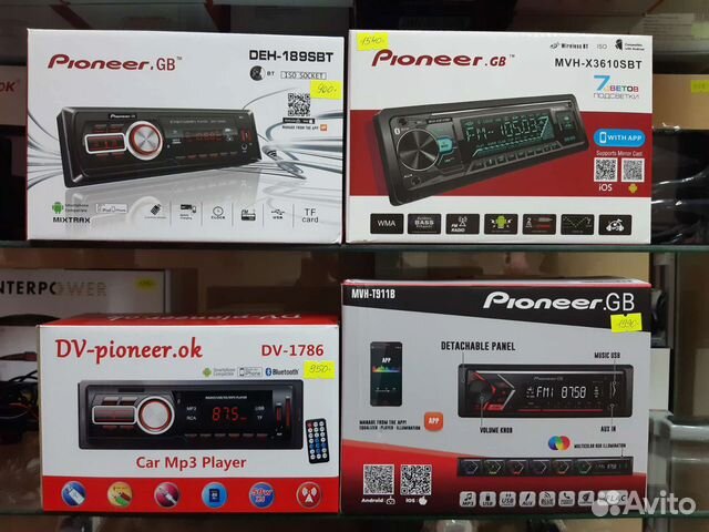 Автомагнитола Pioneer bluetooth с гарантией