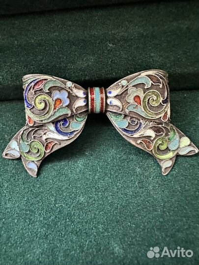 Брошь серебро