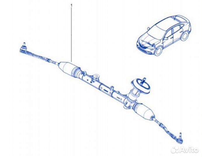 Рулевая рейка Renault Arkana H4ME441 2021