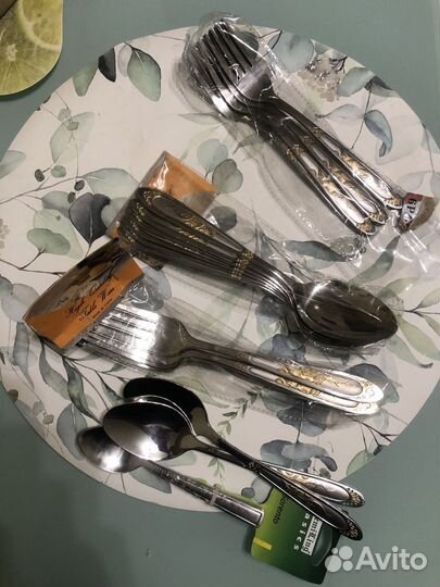 Набор столовых приборов новый