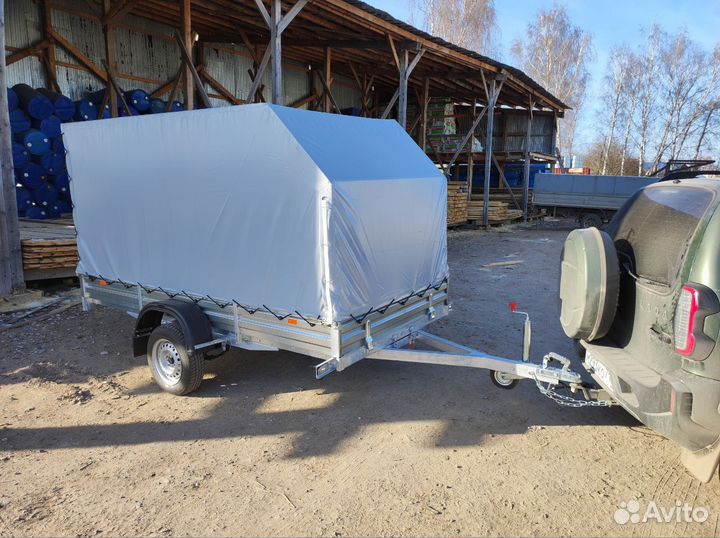 Прицеп для техники с тентом аэро 150 см 817712.022