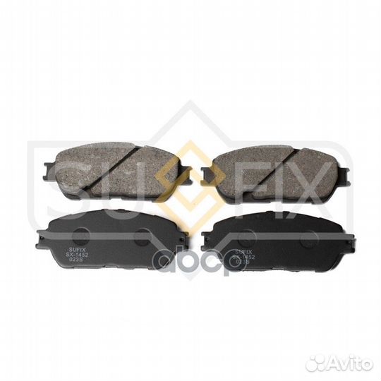 Колодки тормозные дисковые перед прав/лев 1