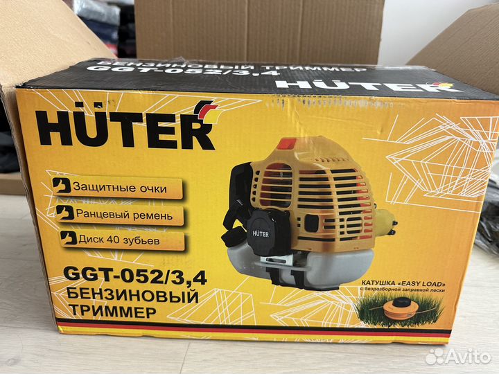 Новый Триммер бензиновый Huter GGT-052/3,4