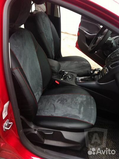 Чехлы на Hyundai Porter (экокожа+алькантара)