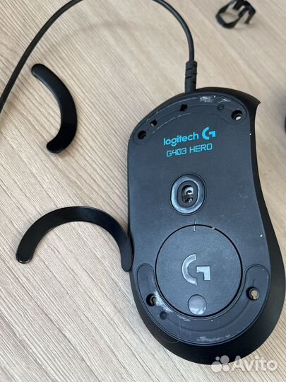 Игровая мышь logitech g403 Hero на запчасти