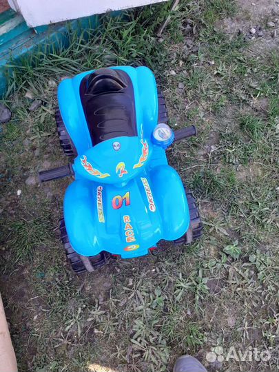 Детский электромобиль мотоцикл бу