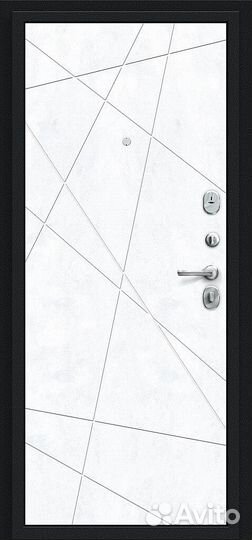 Дверь входная 3х контурная с Зеркалом