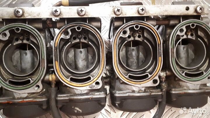 Блок карбюраторов, карбюраторы Kawasaaki ZX9R