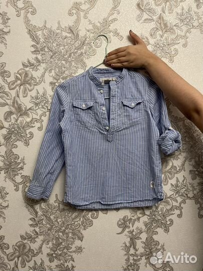 Рубашка на мальчика 128