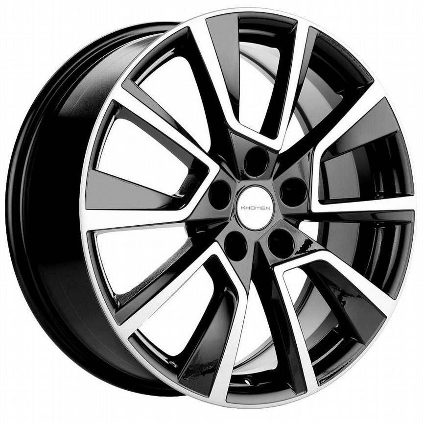 Диски Khomen KHW1802 7x18 5x112 ET43 D57.1 Black-FP