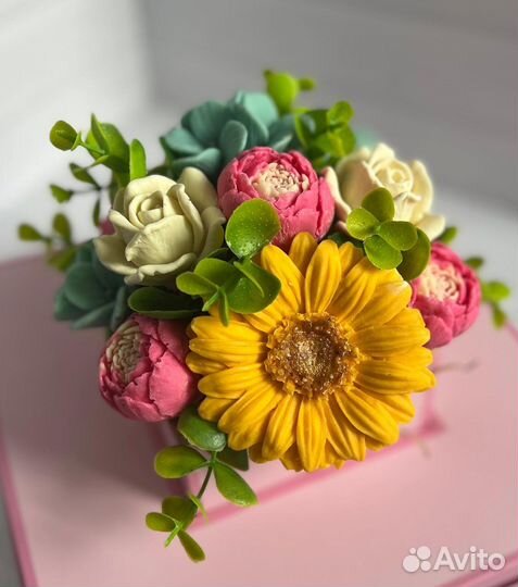 Цветы из шоколада