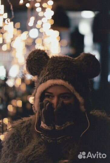 Шапка с ушами для фотосессий