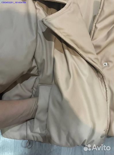 Экокожаная куртка для межсезонья