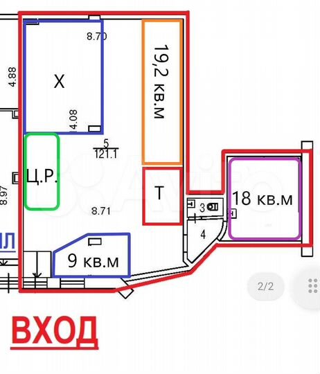 Торговая площадь, 9 м²