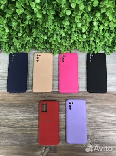 Чехлы силиконовые Samsung A02s