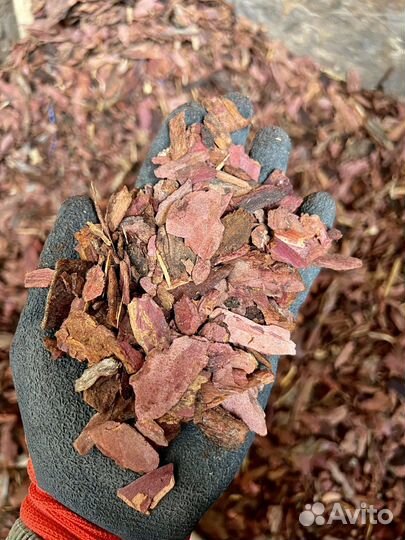 Мульча кора сибирской лиственницы