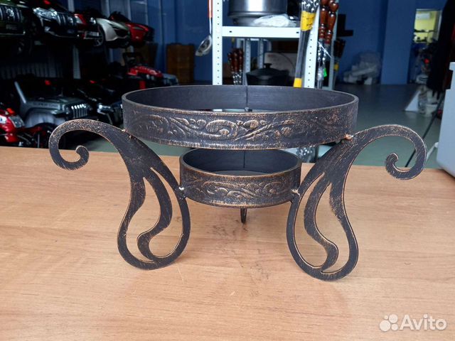 Подставка под садж кованная инь-янь