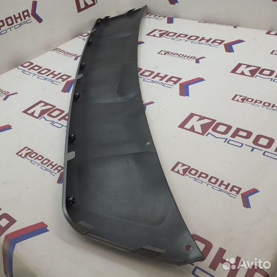 Накладка переднего бампера нижняя (серебро) lifan