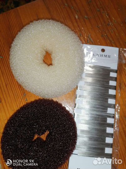 Бублик валик для волос неведимки