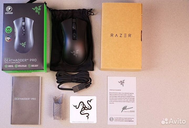Мышь razer DeathAdder V2 PRO без провод/провод