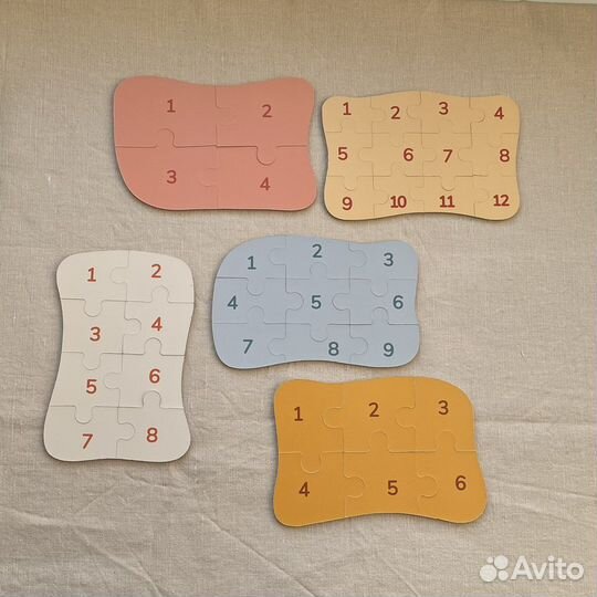 Пазлы для малышей в коробочке
