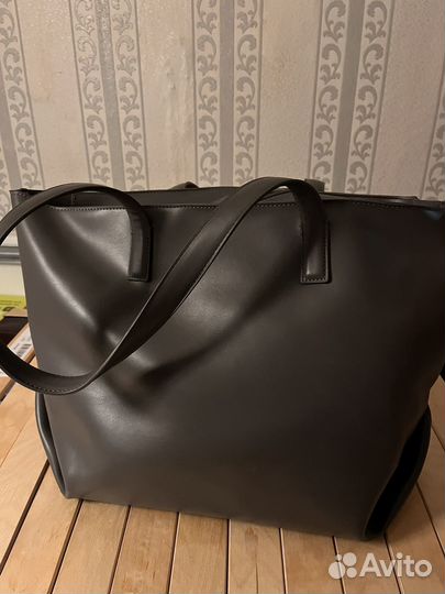 Сумка шопер на молнии