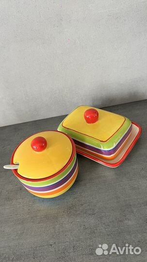 Сахарница + масленка