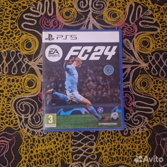 Диск на ps5 FIFA 24