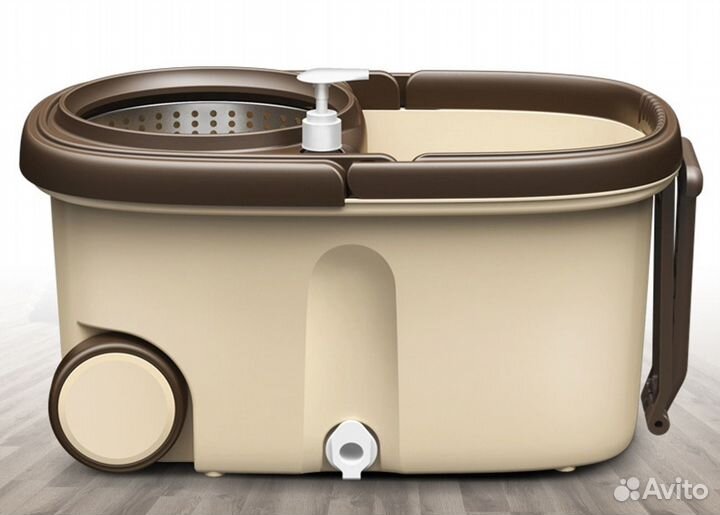 Ведро-швабра с ручкой и колесами