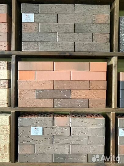 Лицевой керамический кирпич Графит Вышний Волочек