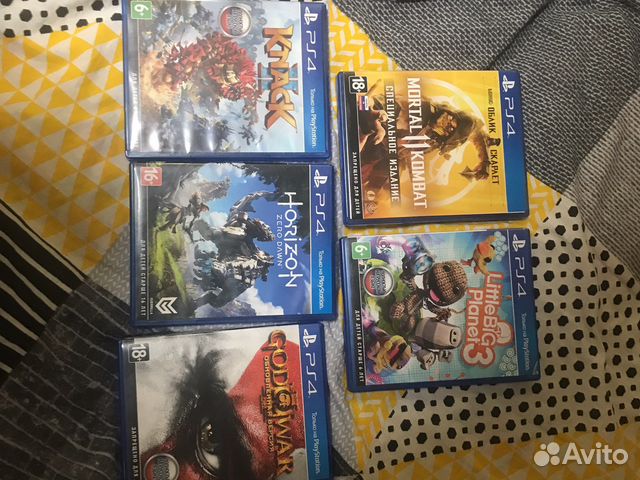 Игровые диски на ps4