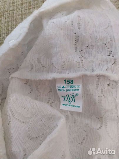 Блузка белая для девочек