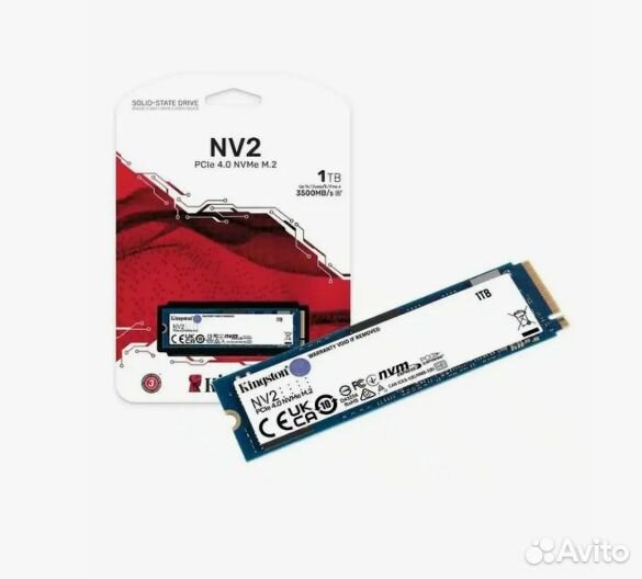 Kingston 1 тб Внутренний SSD-диск NV2 M.2 PCI-E 4