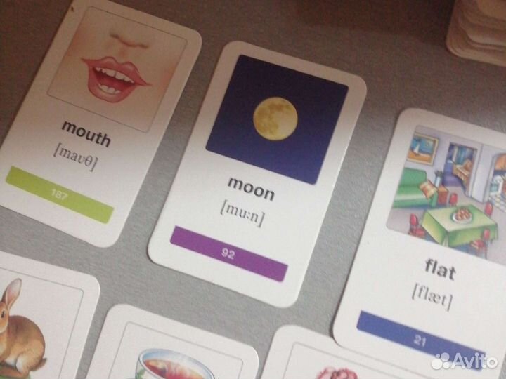 Карточки по обучению англискова языка