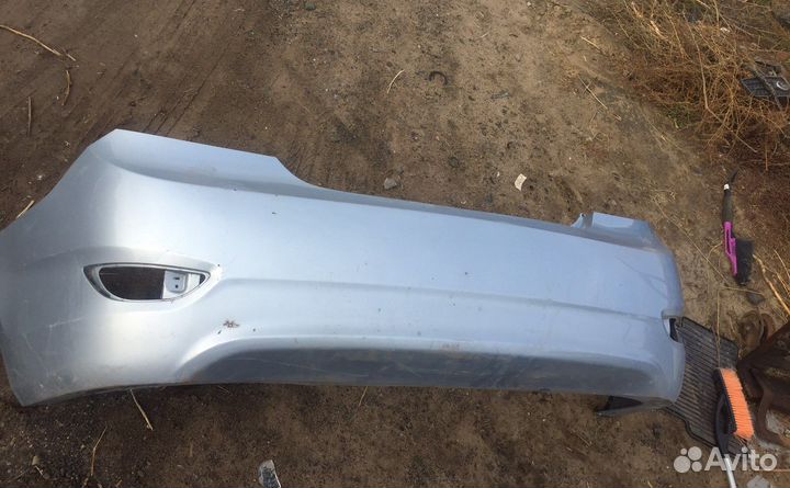 Бампер задний для Hyundai Solaris Accent IV 2010г