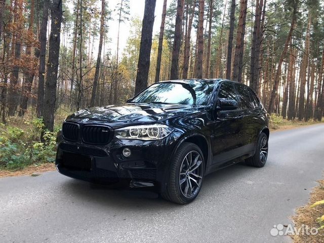 BMW X5 M 4.4 AT, 2016, битый, 50 000 км с пробегом, цена 350000 руб.