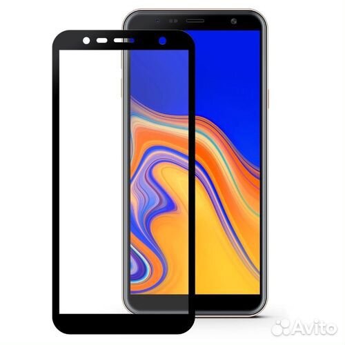 Защитное стекло 5D samsung j4 plus
