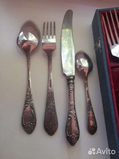 Набор столовых приборов классик мельхиор