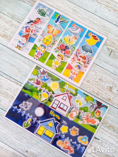 Развивающие игры на липучках