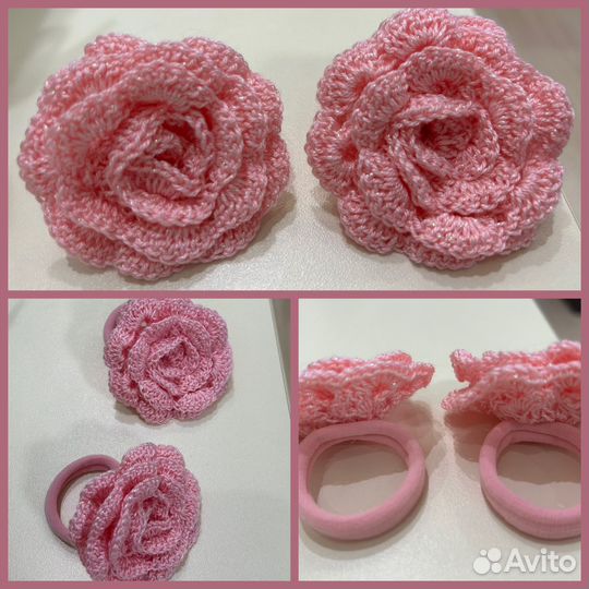 Резиночки для волос ручной работы