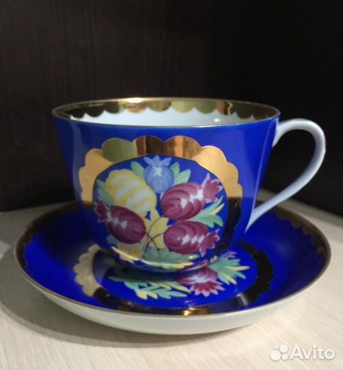 Чайная пара гигант дулево Красавица