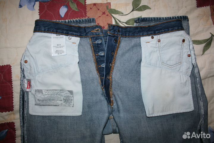 Джинсы levis 501 W38 L34 производство Гаити