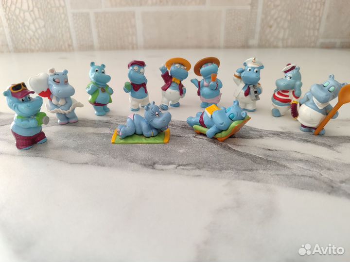 Киндер коллекции 90-х.Бегемотики
